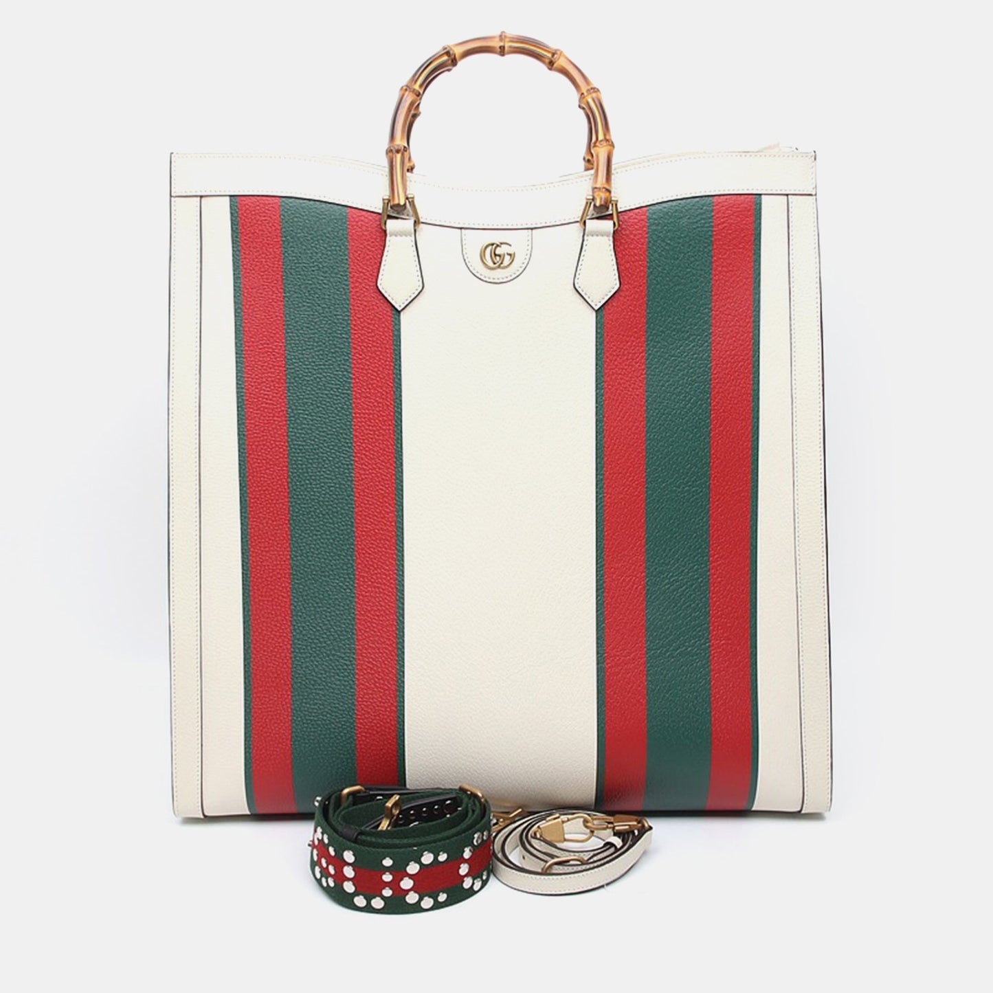 Luxury Gucci Trending 2025 White Diana Maxi Tote Bag