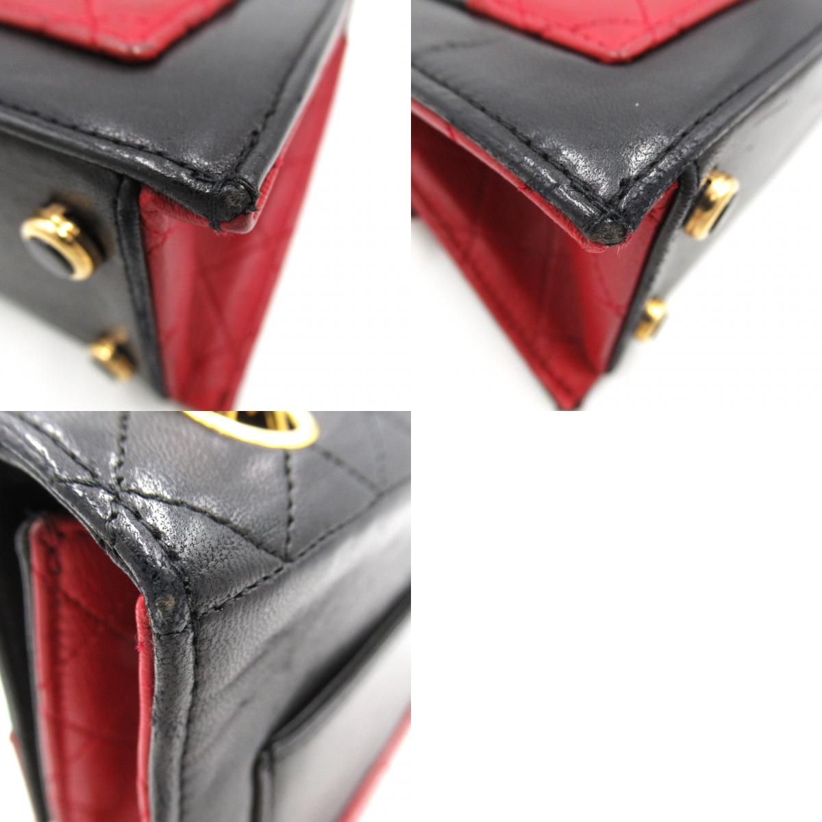 Chanel Matrasse Shoulder Bag Shoulder Bag Black/Red 1524762