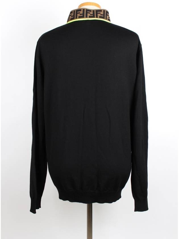 Luxury Fendi Pullover wool neck polar knit 52