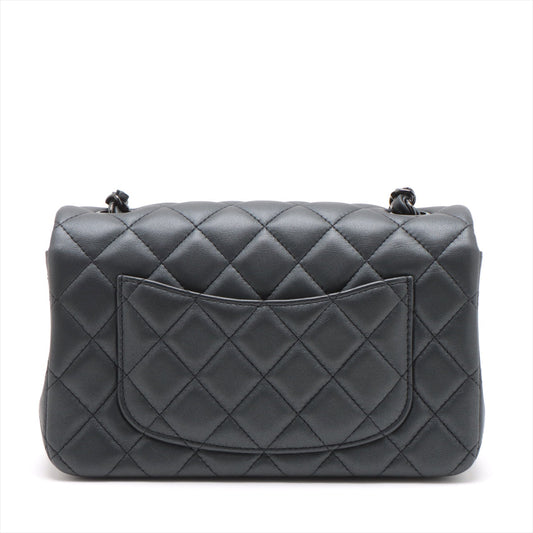 Chanel Mini Matrasse 20 Single Chain Single Chain Bag Grey Black G A69900