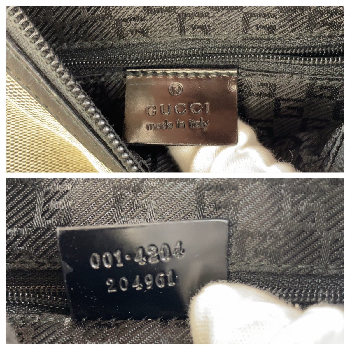 Luxury Gucci Trending 2025 Canvas/Leather Shoulder Bag Beige/Black