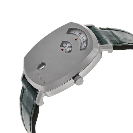 Gucci Grip Date Stainless Steel Quartz Women's Watch YA157410