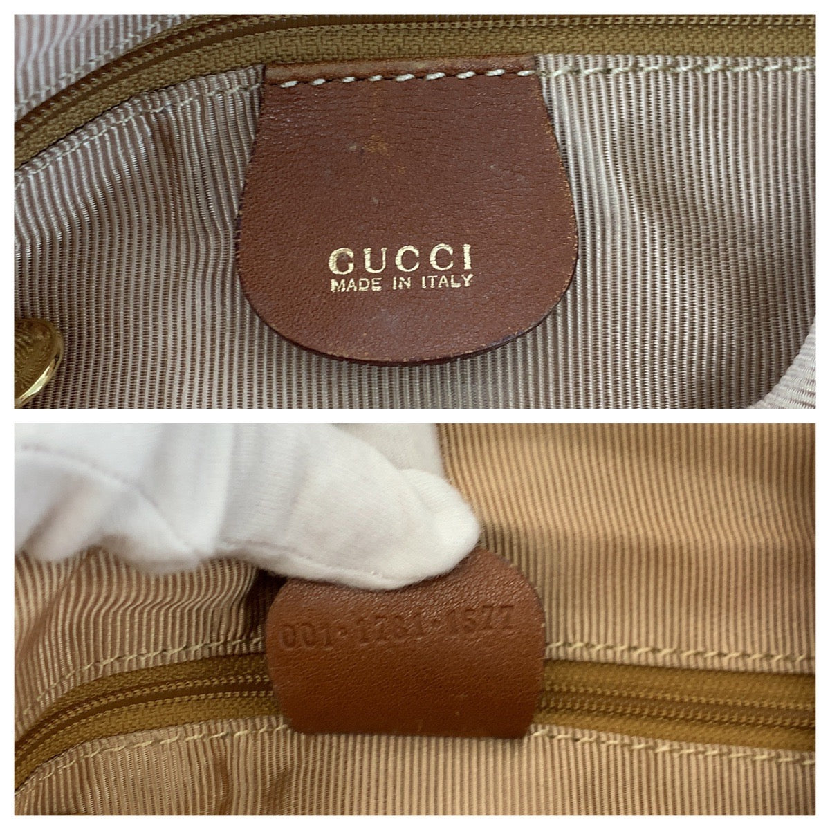 Luxury Gucci Trending 2025 Vintage Bamboo Leather 2way Bag