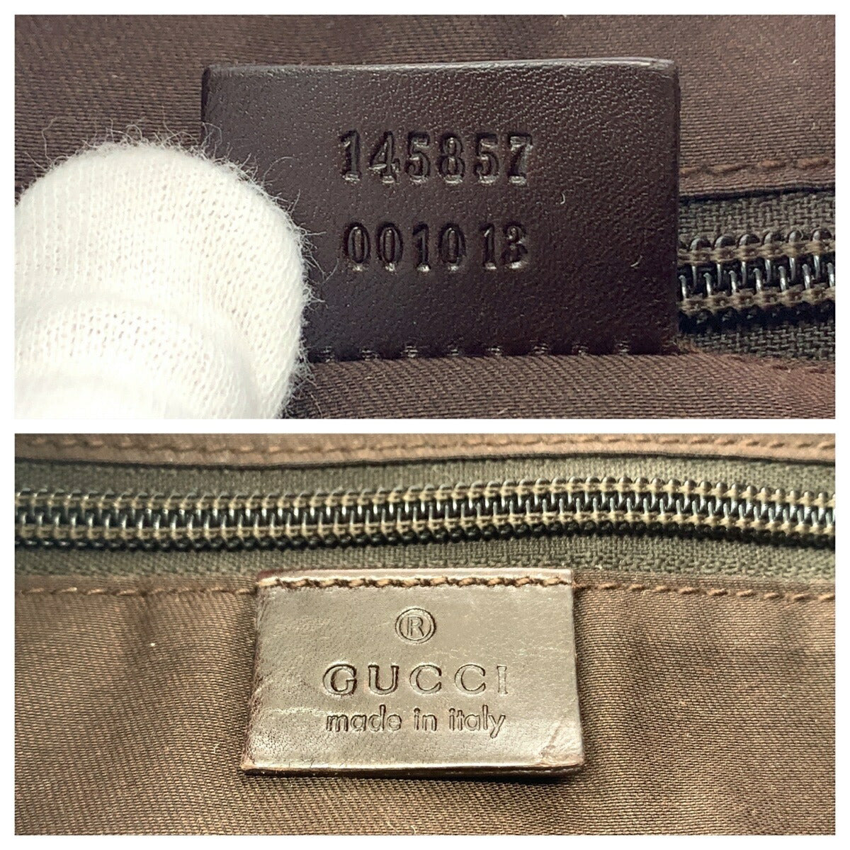 Luxury Gucci Trending 2025 GG Canvas Leather Shoulder Bag
