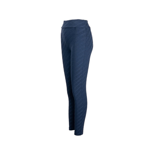 Fendi Size XS Fendi Logo Leggings Polyamide/Elastane Dark Blue