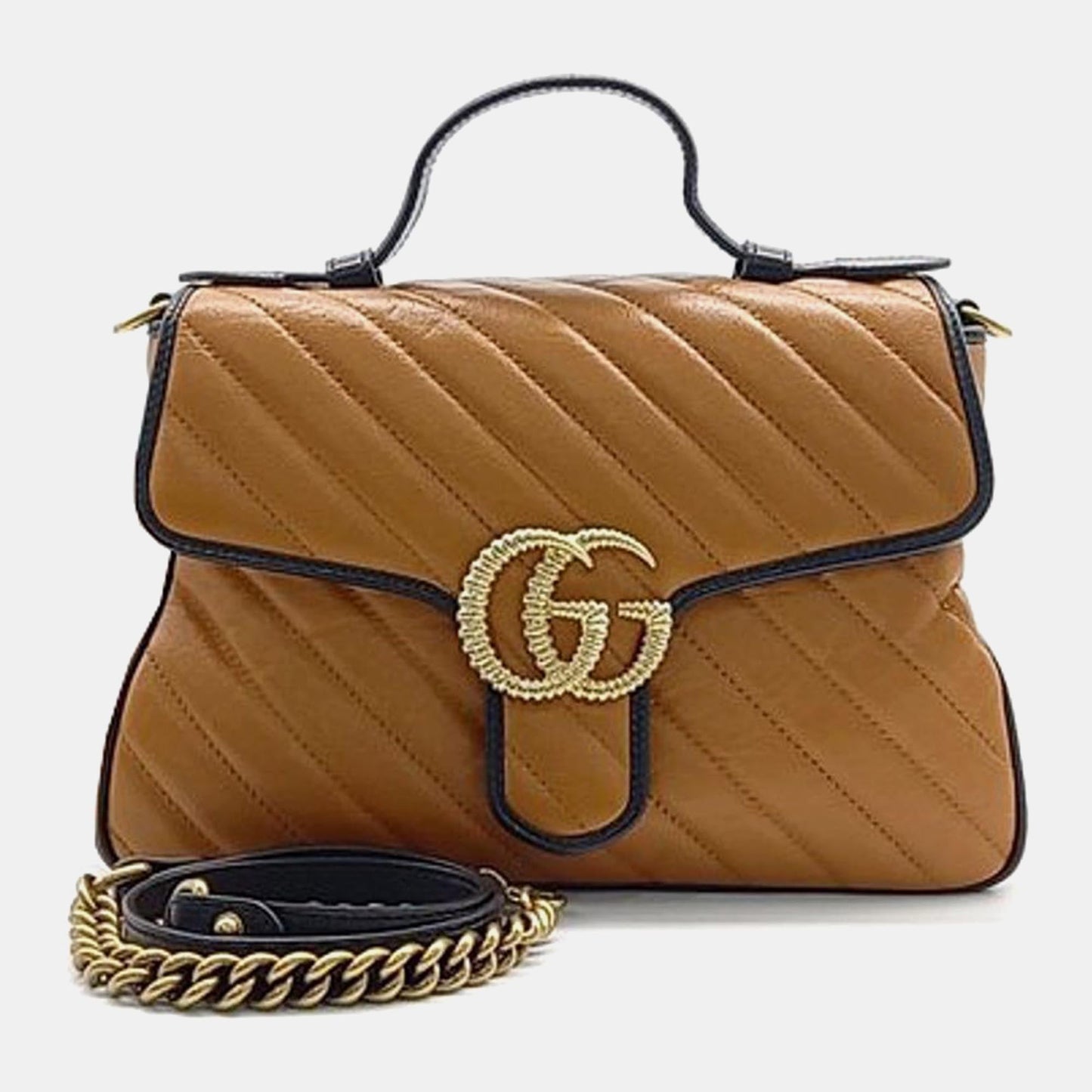 Luxury Gucci Trending 2025 Matelasse Marmont Top Handle Bag
