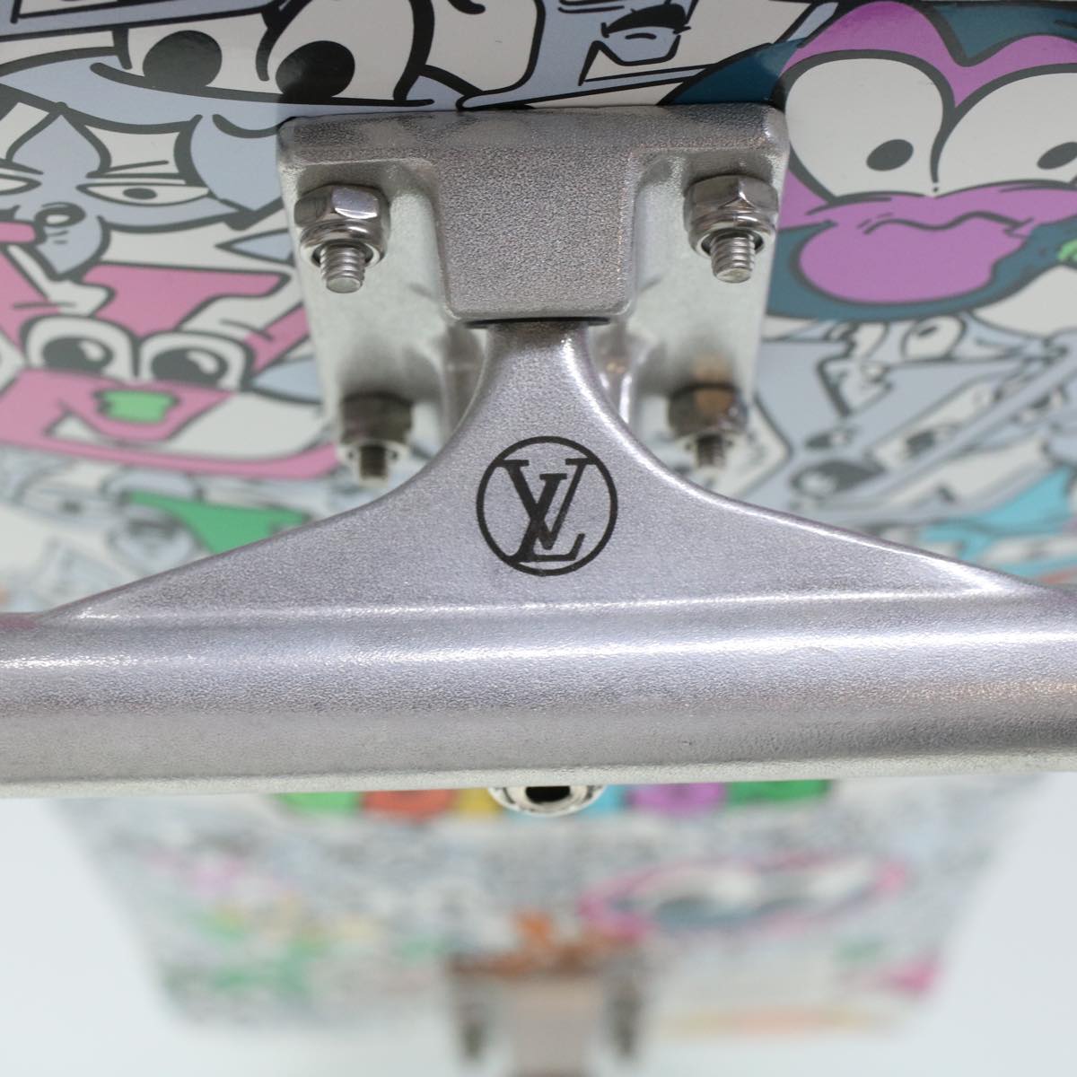 LOUIS VUITTON Monogram Comics Skateboard Maple Wood Steel GI0884 LV 42822S