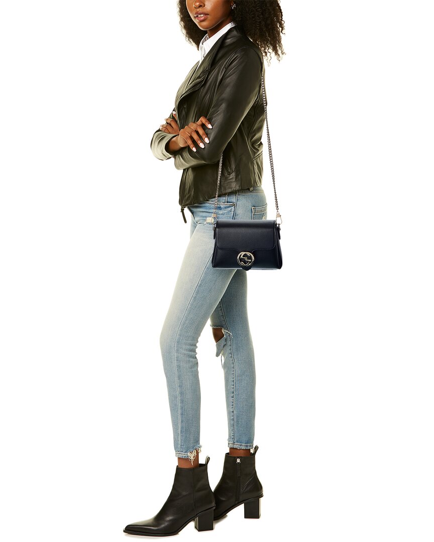 Luxury Gucci Trending 2025 GG Leather Shoulder Bag