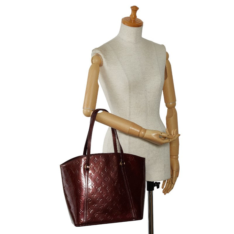 Louis Vuitton Monogram Vernis Avalon GM Handbag M91742 Rouge Forest Pearl Patent Leather Louis Vuitton