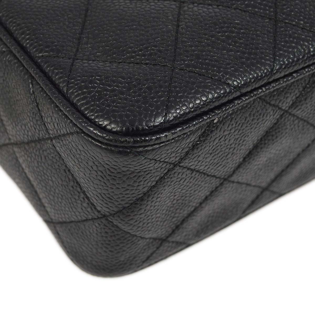 Chanel Black Caviar Camera Bag Large