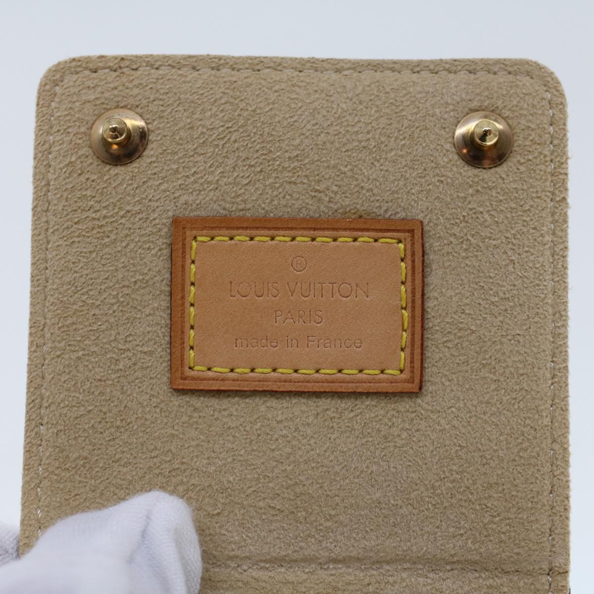 LOUIS VUITTON Monogram Jewelry Case Accessory Case LV 44127