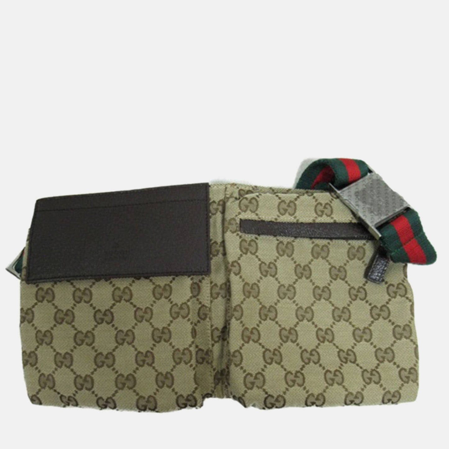 Luxury Gucci Trending 2025 Brown Canvas GG Canvas Belt Bag