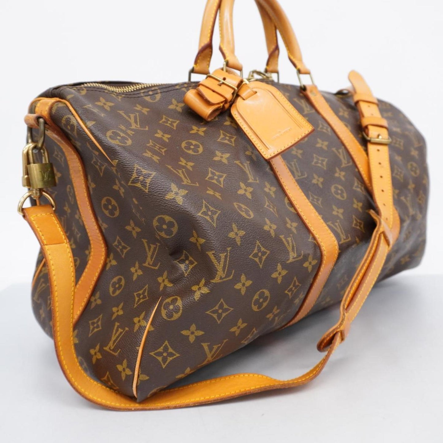 Louis Vuitton Keepall Bandouliere 50 Canvas Travel Bag ()