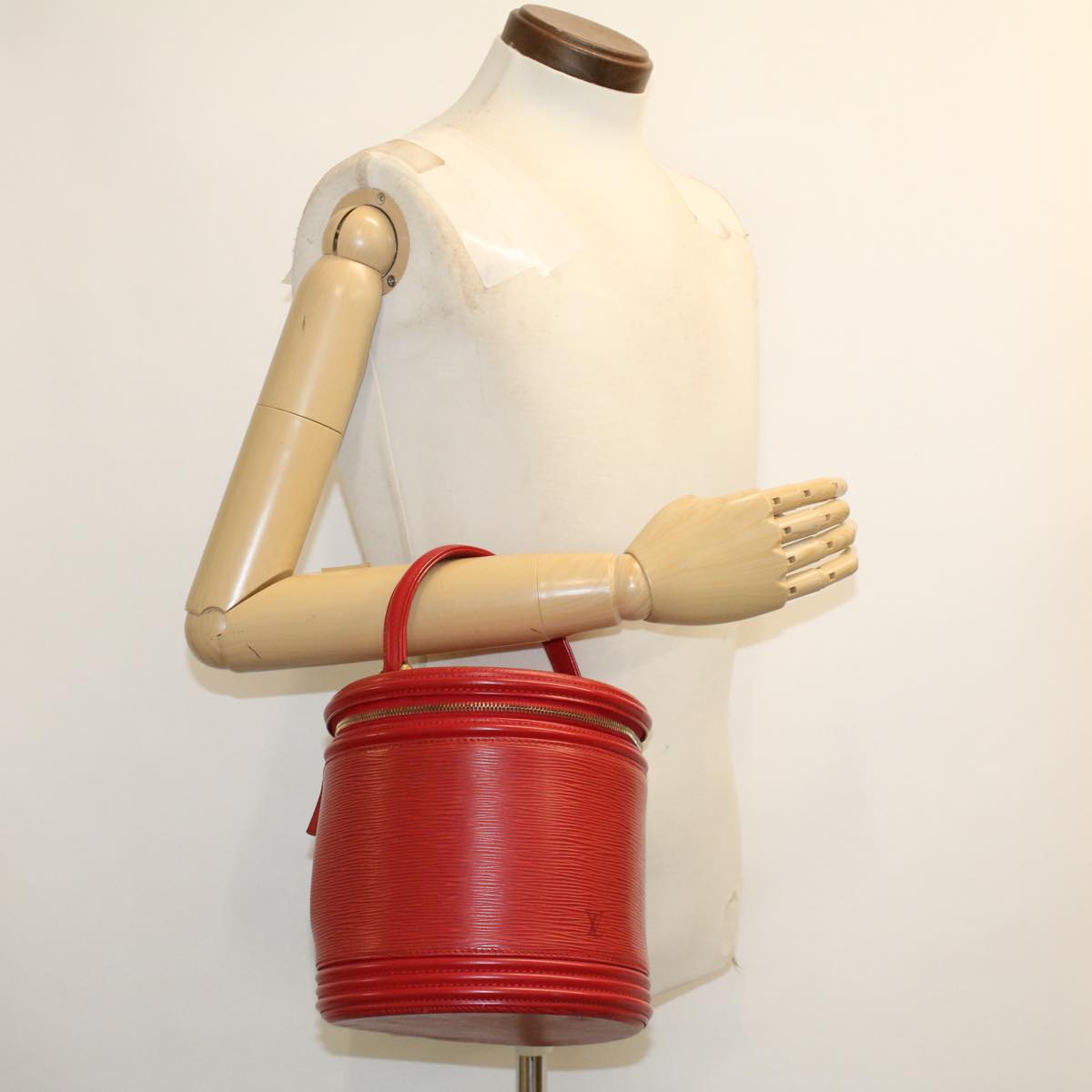 LOUIS VUITTON Epi Cannes Hand Bag Red M48037 LV 44411