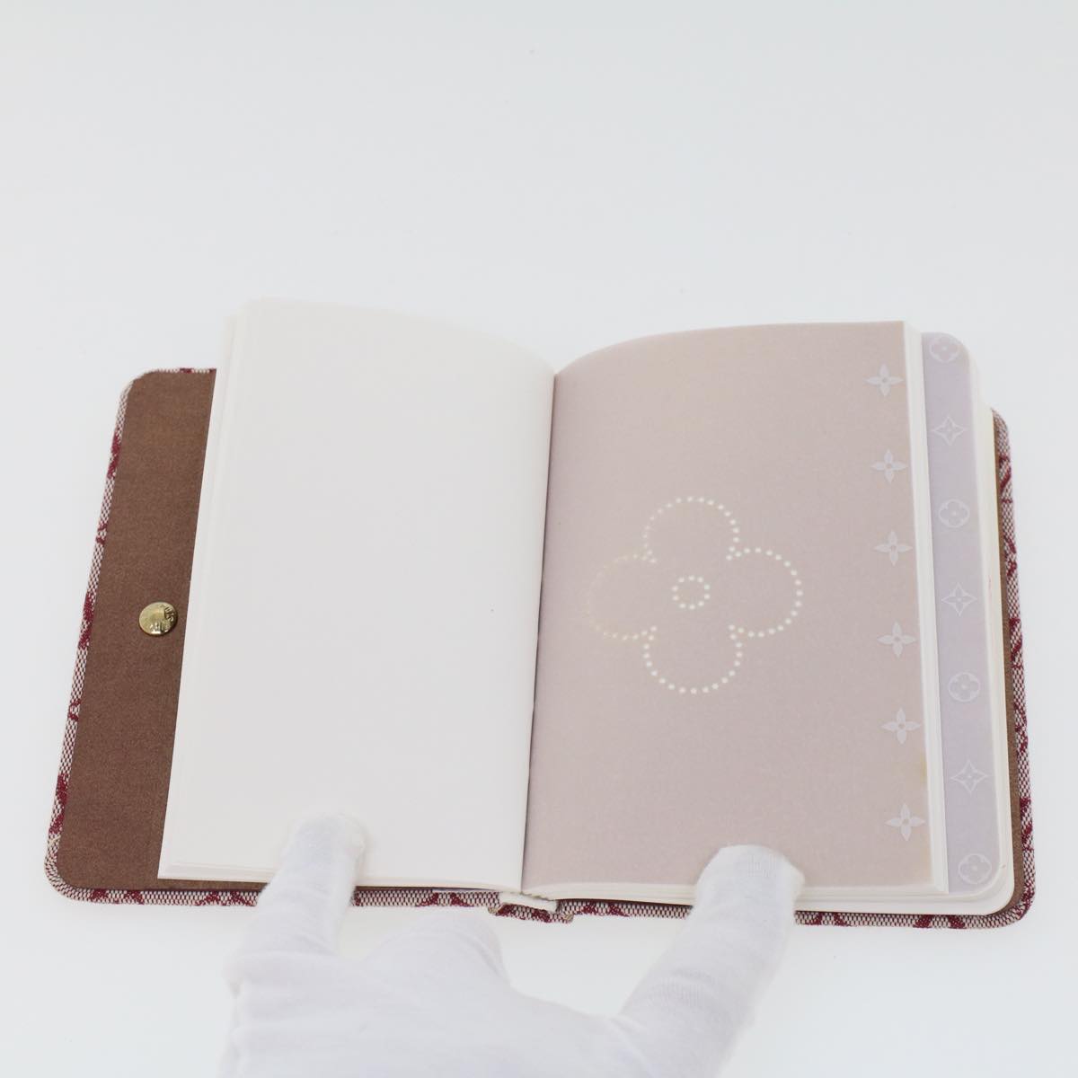 LOUIS VUITTON Monogram Mini Carnet MM Note Cover Red Cherry R20835 LV 44488