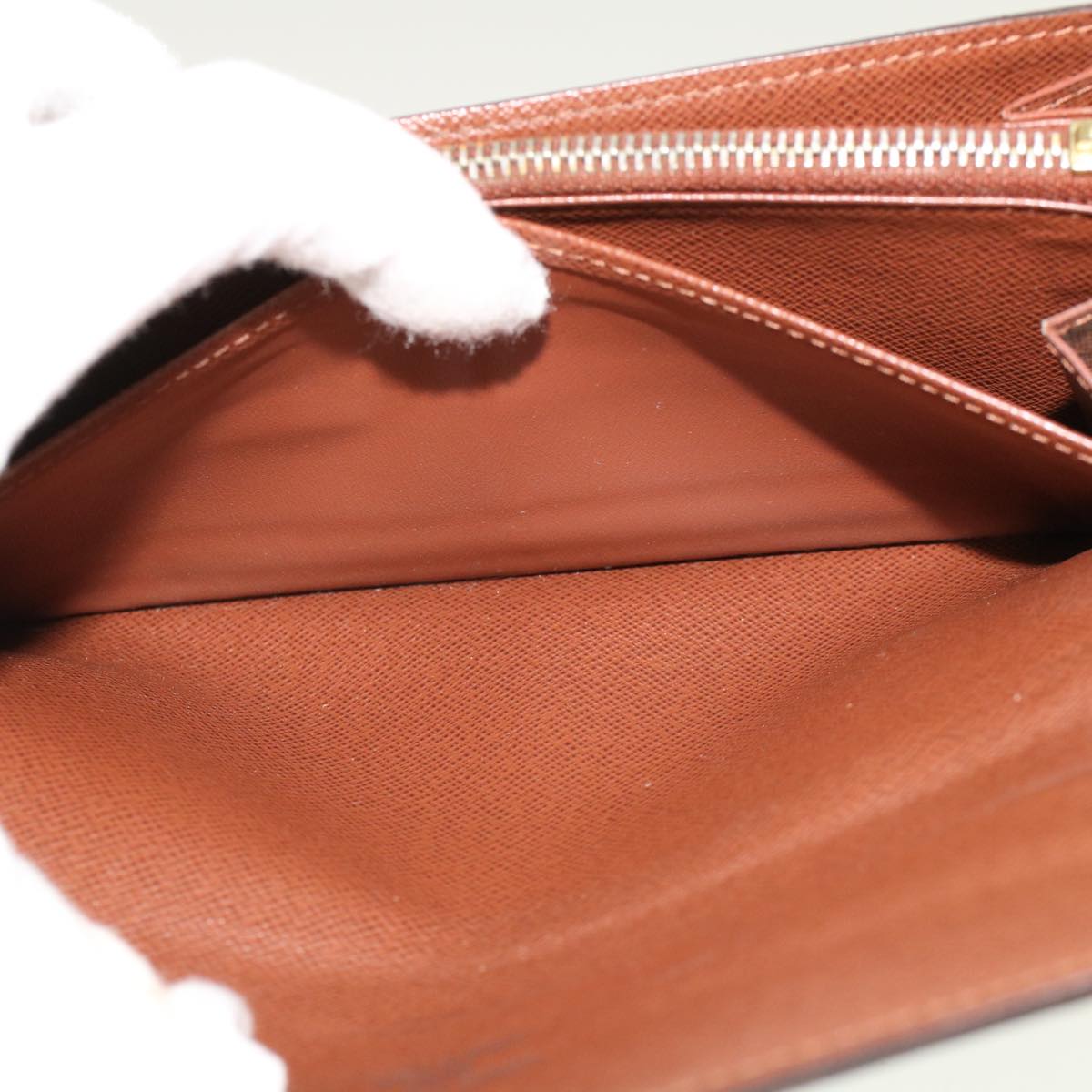 LOUIS VUITTON Monogram Portefeuille Sarah Long Wallet M60531 LV 44653