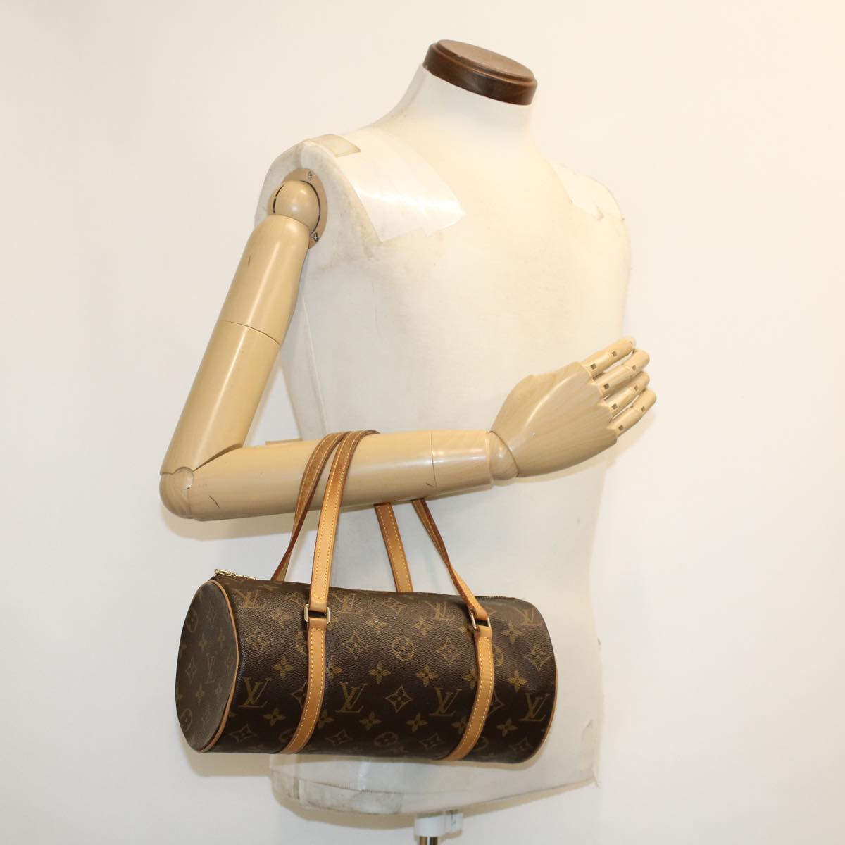 LOUIS VUITTON Monogram Papillon 26 Hand Bag M51386 LV 44839