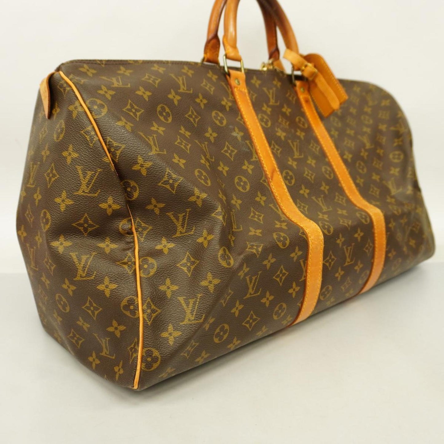 Louis Vuitton Keepall 55 Canvas Travel Bag ()