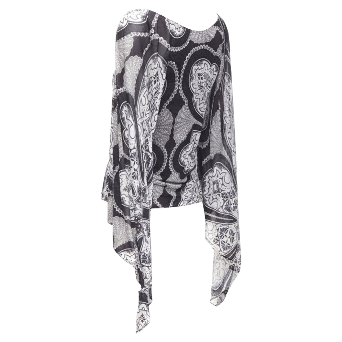 Gucci paisley print kimono sleeve blouse