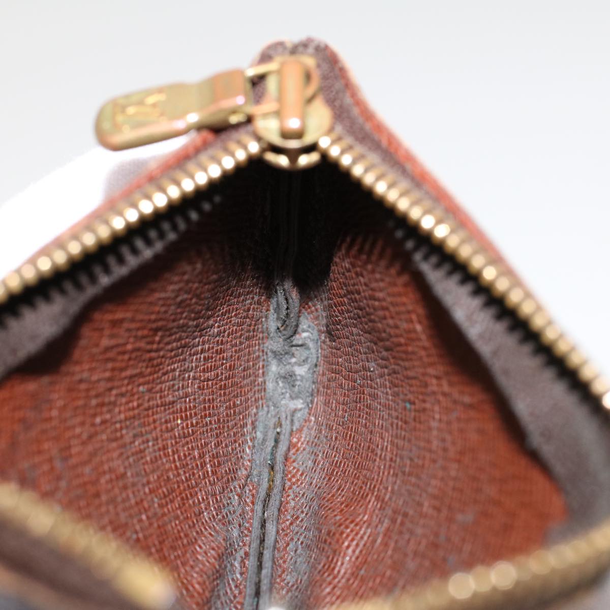 LOUIS VUITTON Monogram Pochette Cles Coin Purse M62650 LV 45008