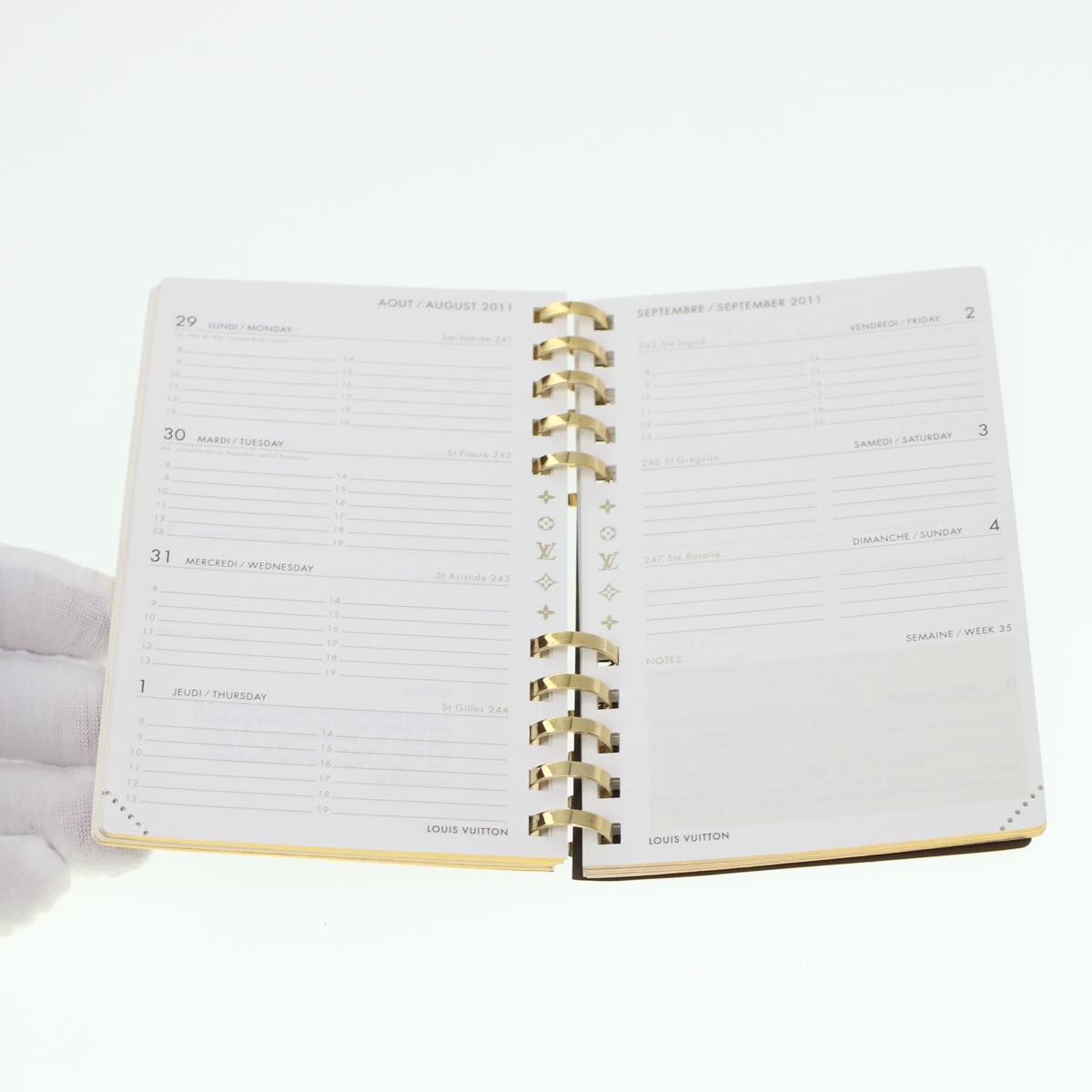 LOUIS VUITTON Monogram Etoile Agenda PM Day Planner Cover R20981 LV 45035