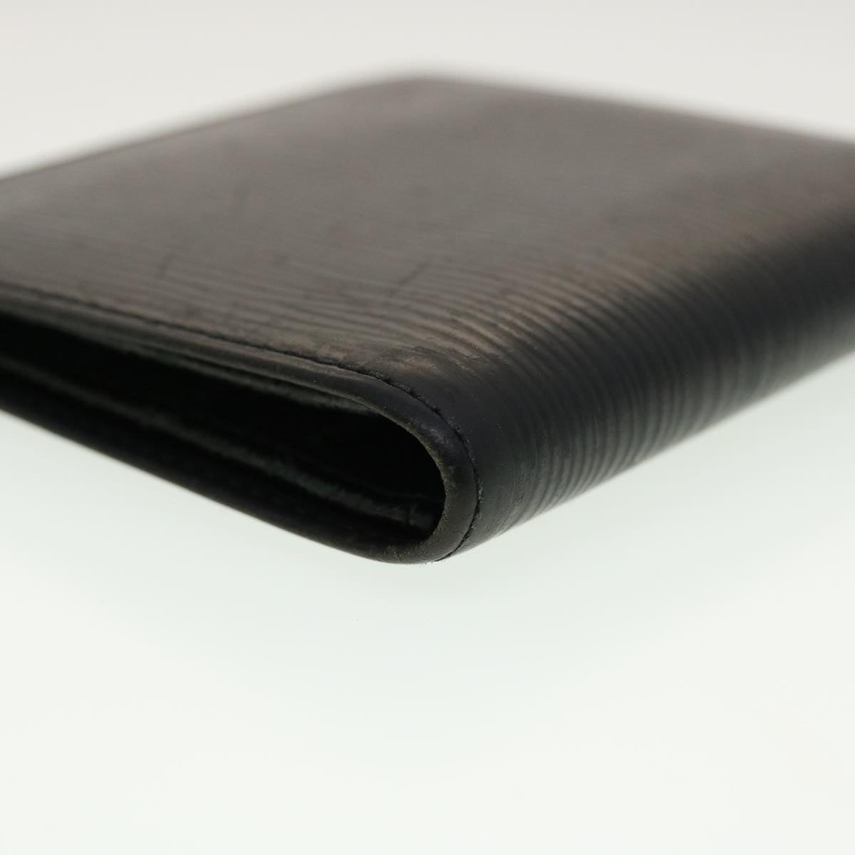 LOUIS VUITTON Epi Bifold Wallet Black LV 45100