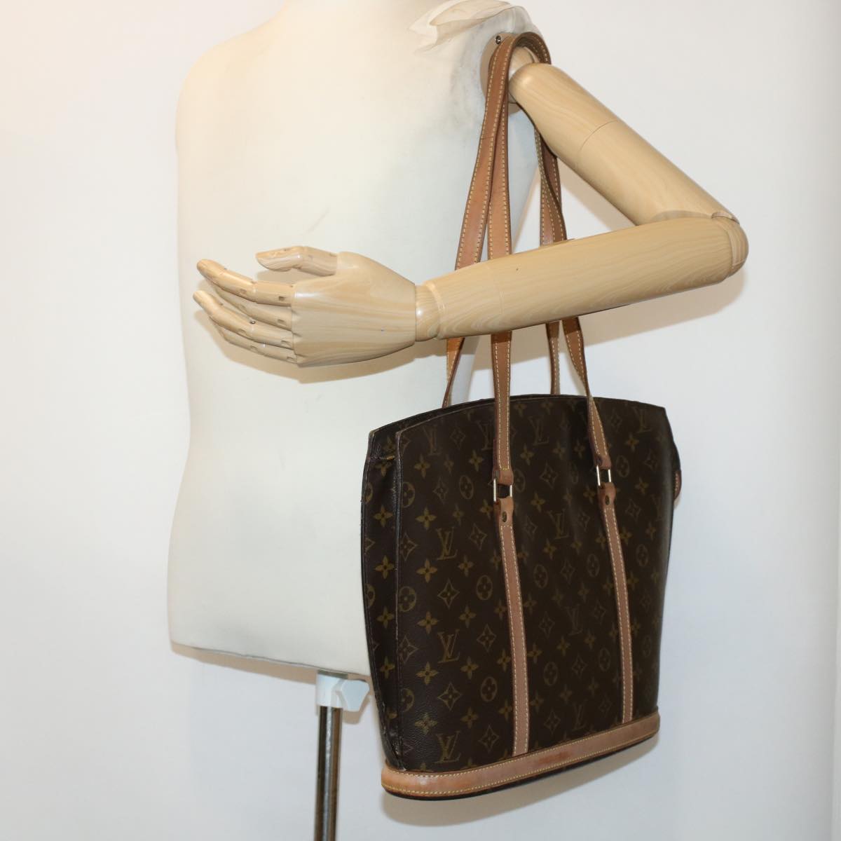 LOUIS VUITTON Monogram Babylone Tote Bag M51102 LV 45108
