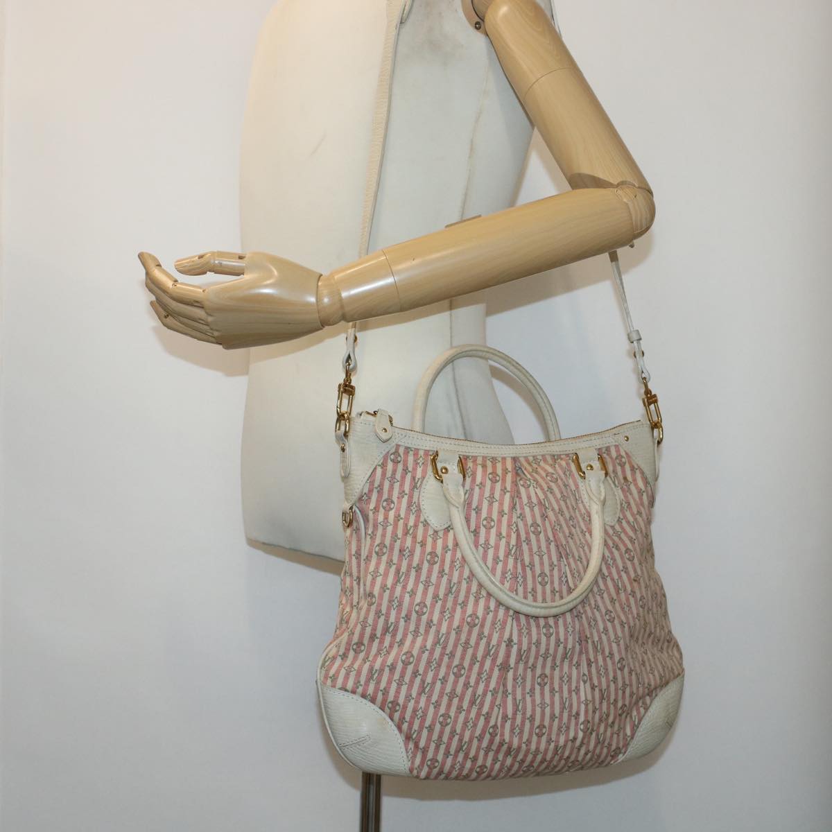LOUIS VUITTON Monogram Mini Rin Marina PM Shoulder Bag Rouge M95495 45446