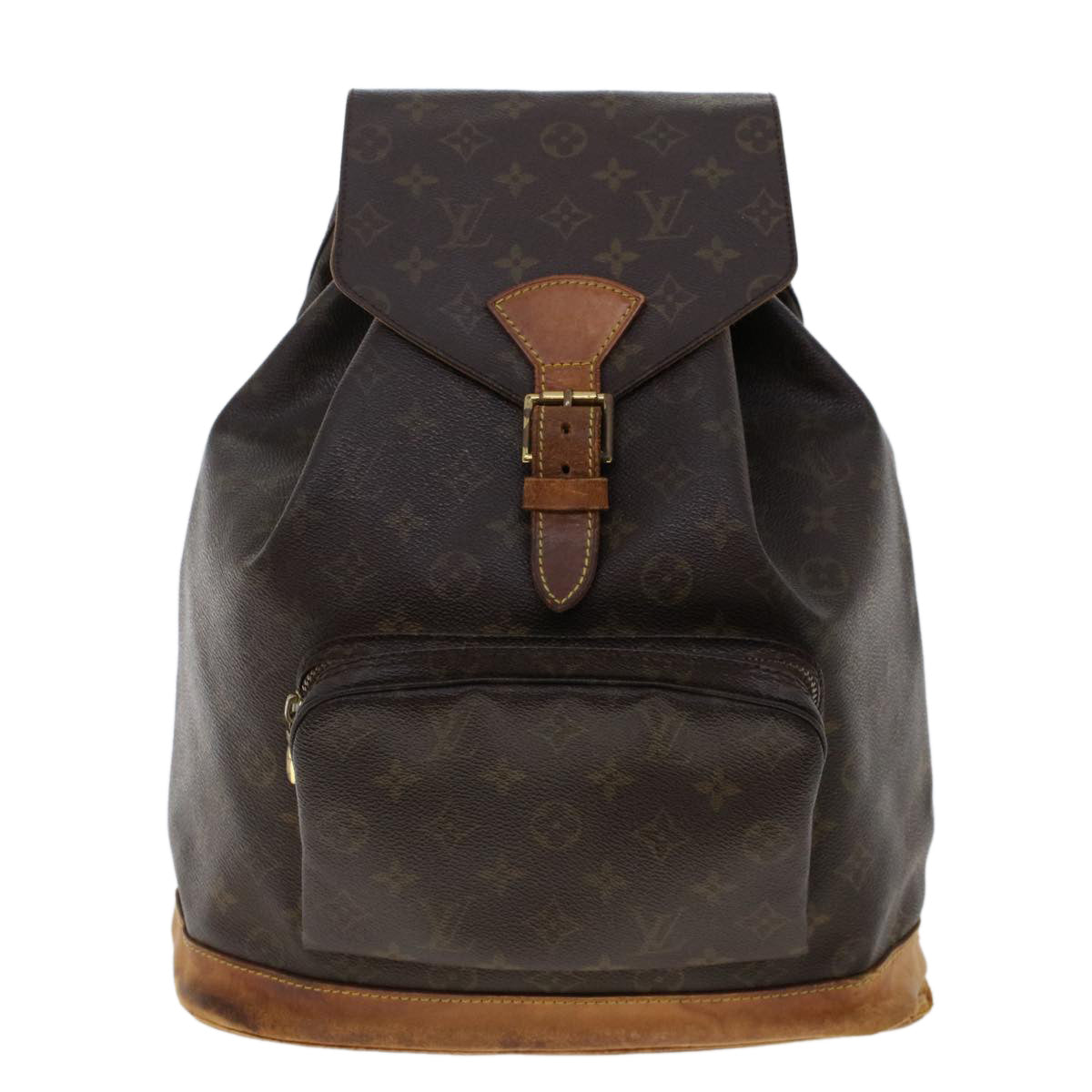 LOUIS VUITTON Monogram Montsouris GM Backpack M51135 LV 45515