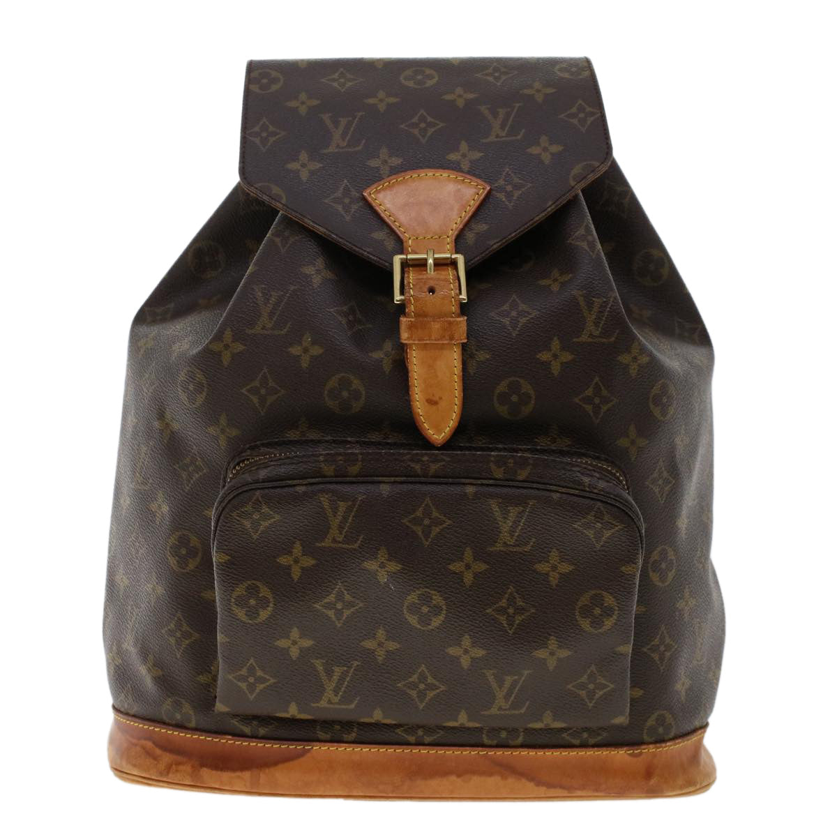 LOUIS VUITTON Monogram Montsouris GM Backpack M51135 LV 45516