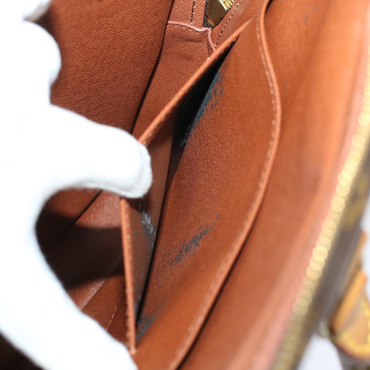 LOUIS VUITTON Monogram Porte Documents Voyage Business Bag M53361 LV 45520