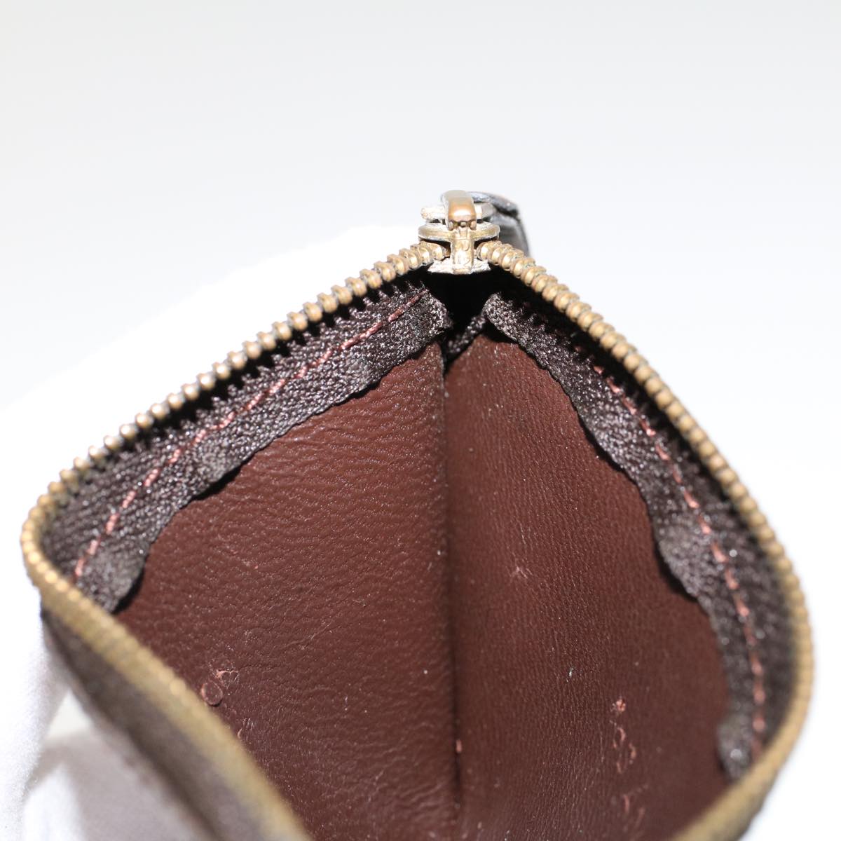 LOUIS VUITTON Monogram Etui Crepia Coin Purse M62690 LV 45624