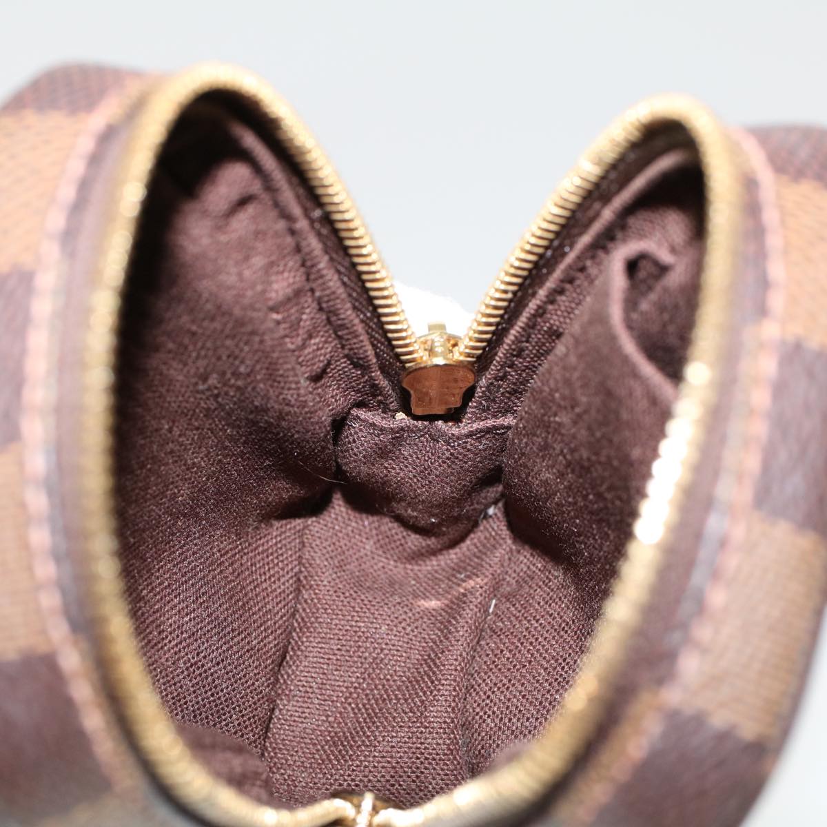 LOUIS VUITTON Damier Ebene Etui Okapi PM Pouch N61738 LV 45636