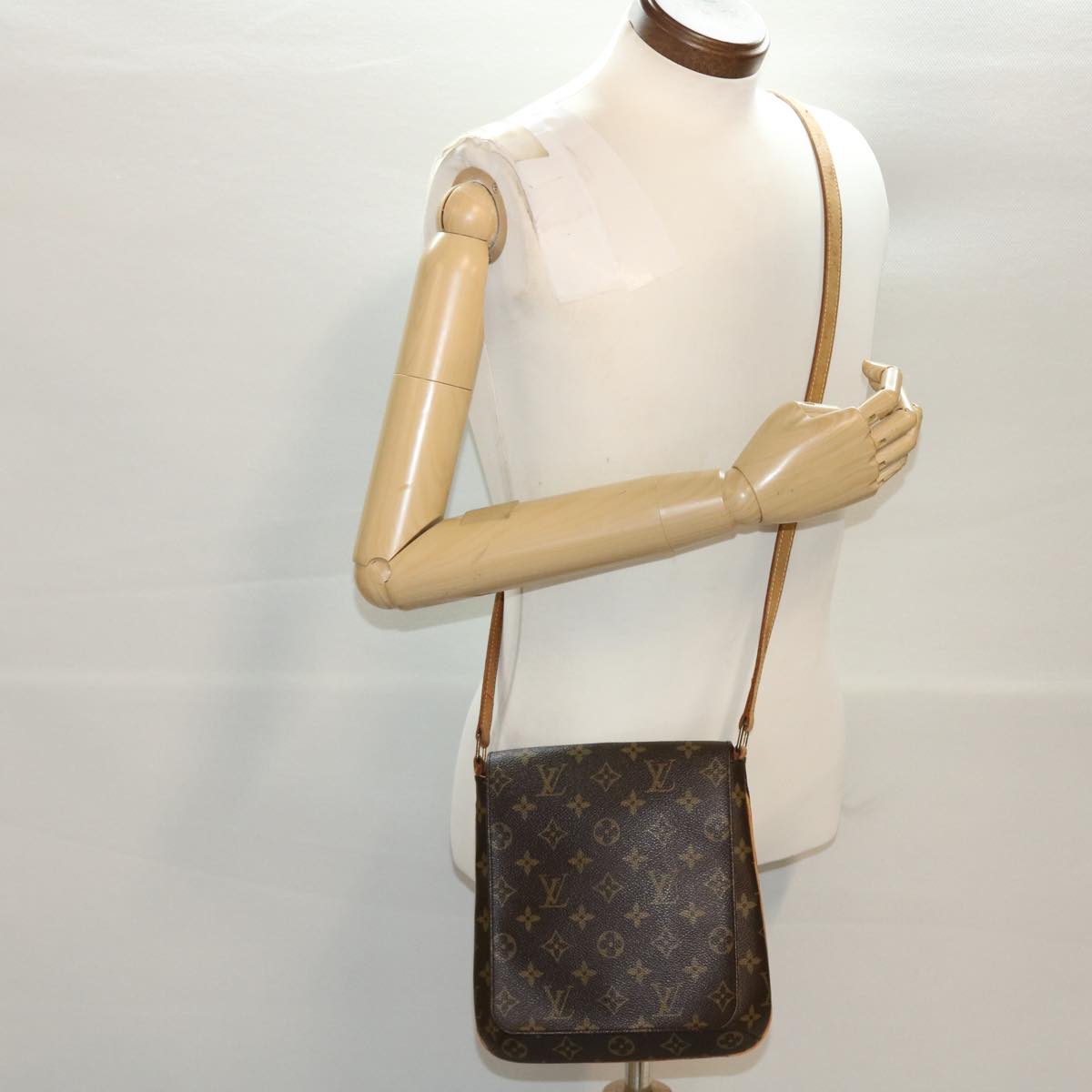 LOUIS VUITTON Monogram Musette Salsa Long Shoulder Bag M51387 LV 45714