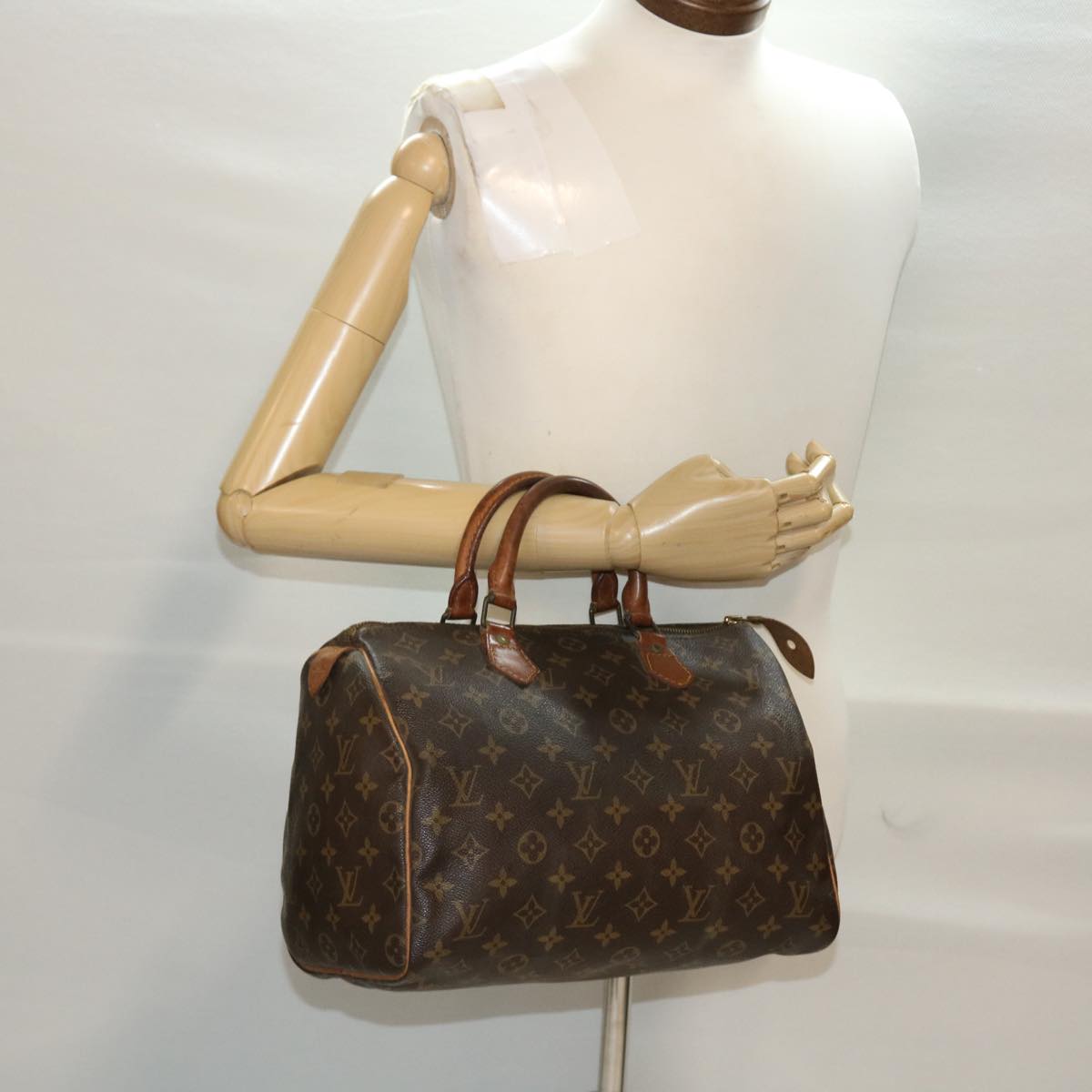 LOUIS VUITTON Monogram Speedy 30 Hand Bag M41526 LV 45750