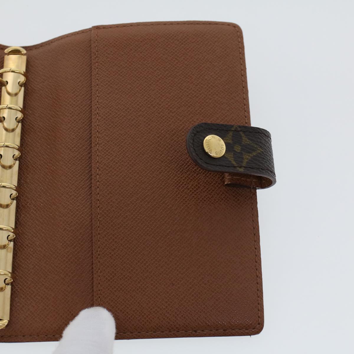 LOUIS VUITTON Monogram Agenda PM Day Planner Cover R20005 LV 45799