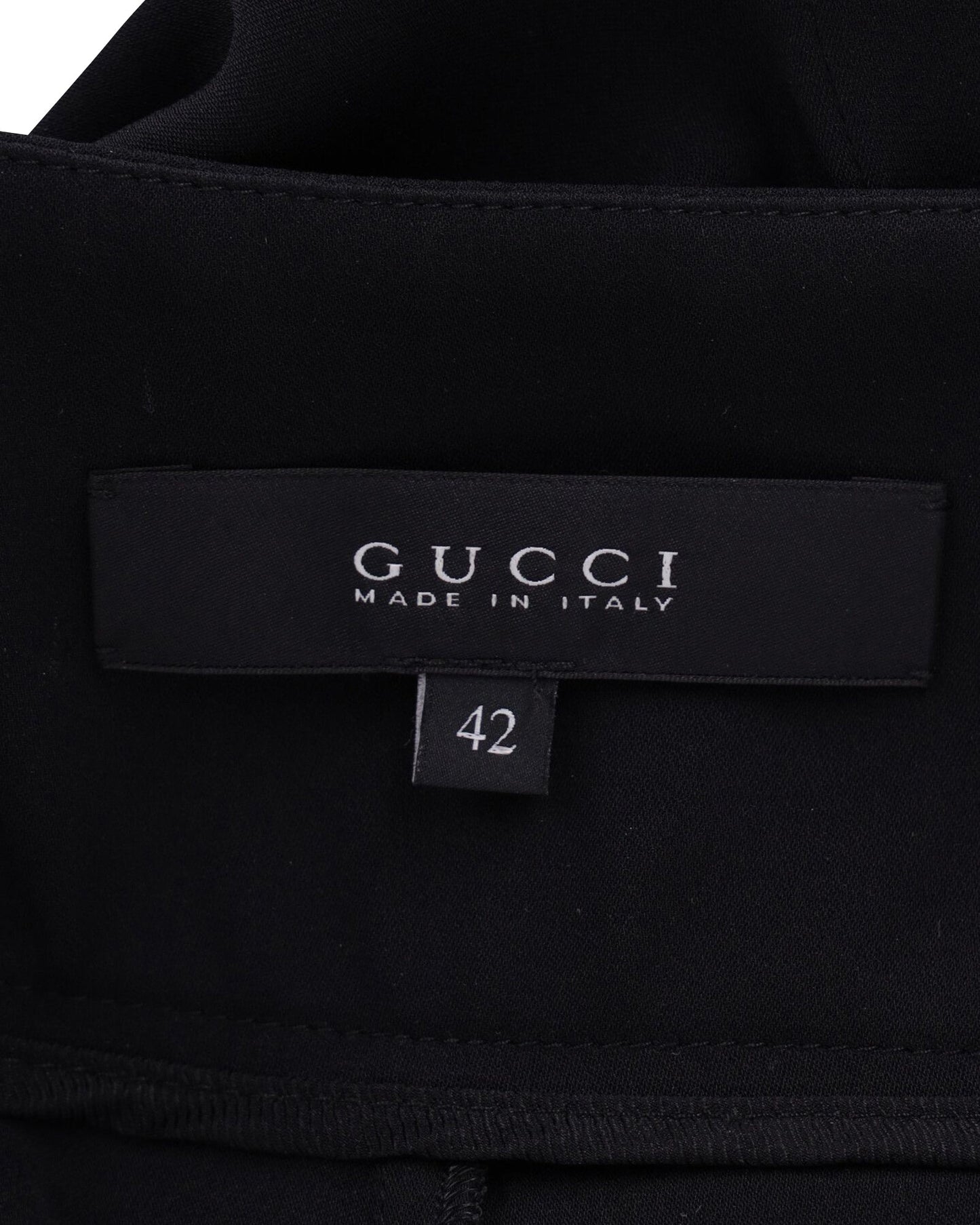 Luxury Gucci Trending 2025 Drop-Crotch Knee-Length Shorts in Black Silk
