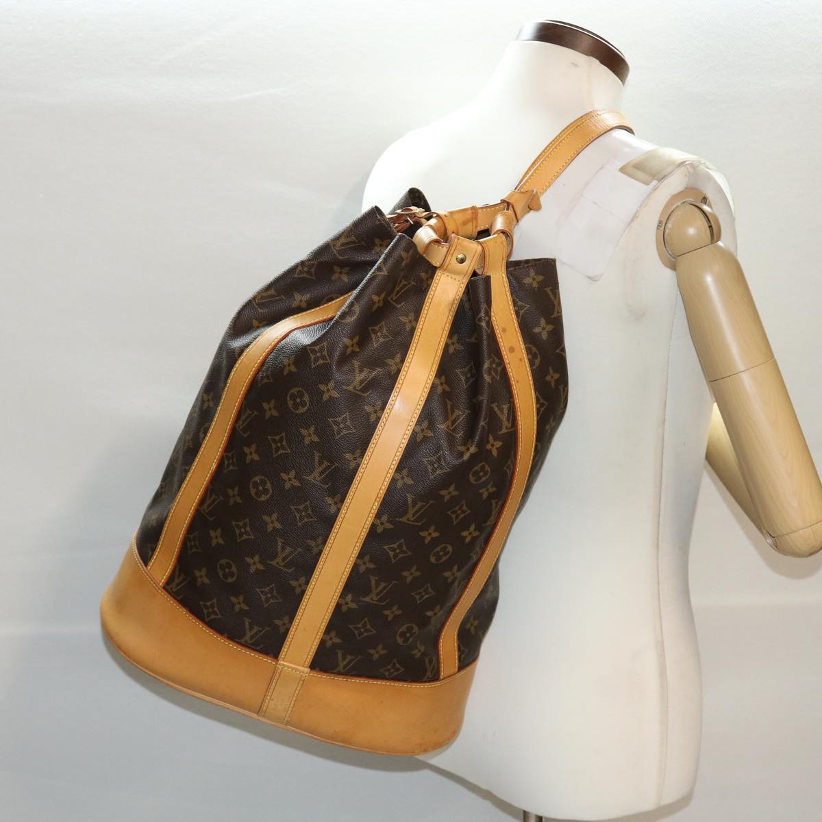 LOUIS VUITTON Monogram Randonnee GM Shoulder Bag M42244 LV 45829