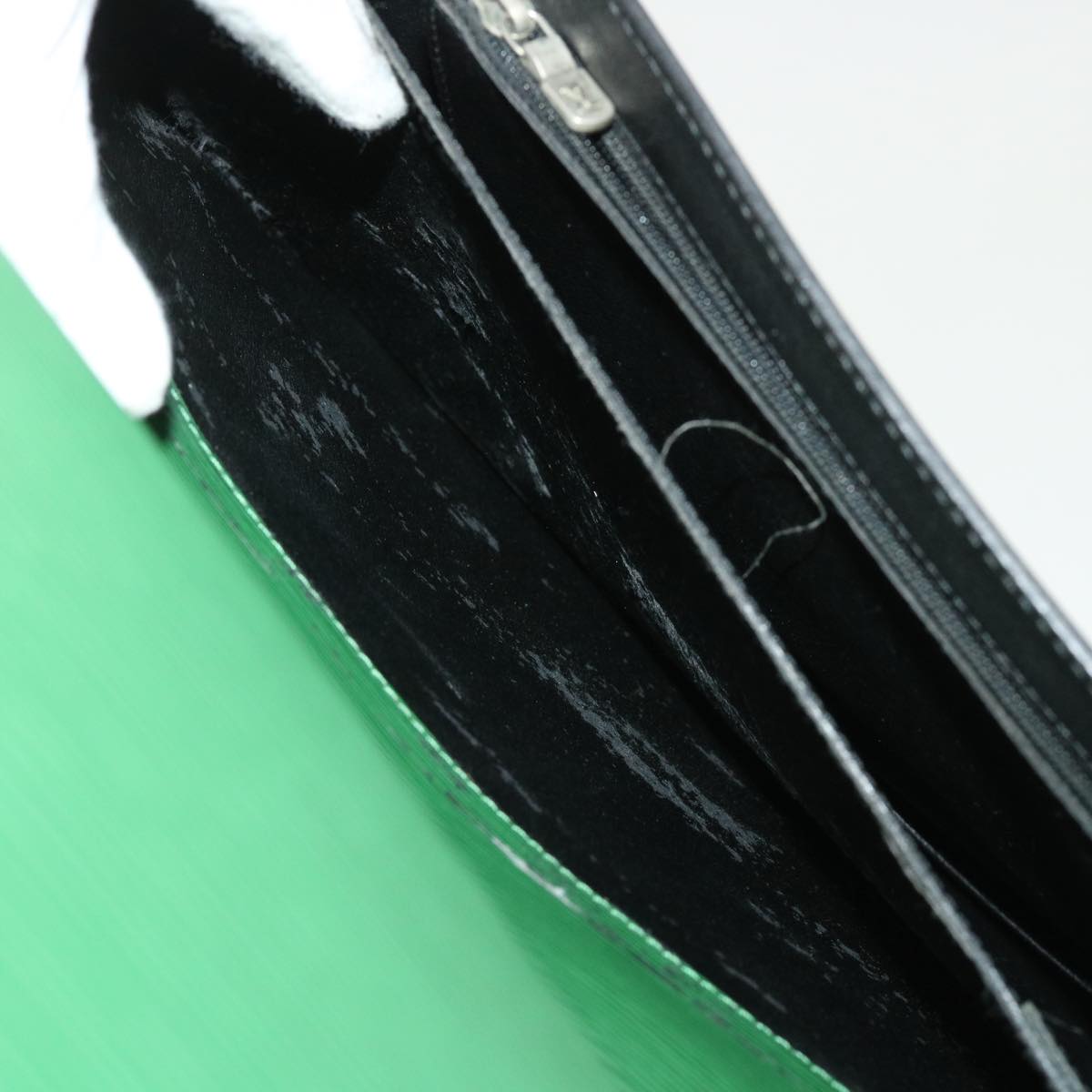 LOUIS VUITTON Epi Porte Documents Bandouliere Briefcase Green M54464 46011