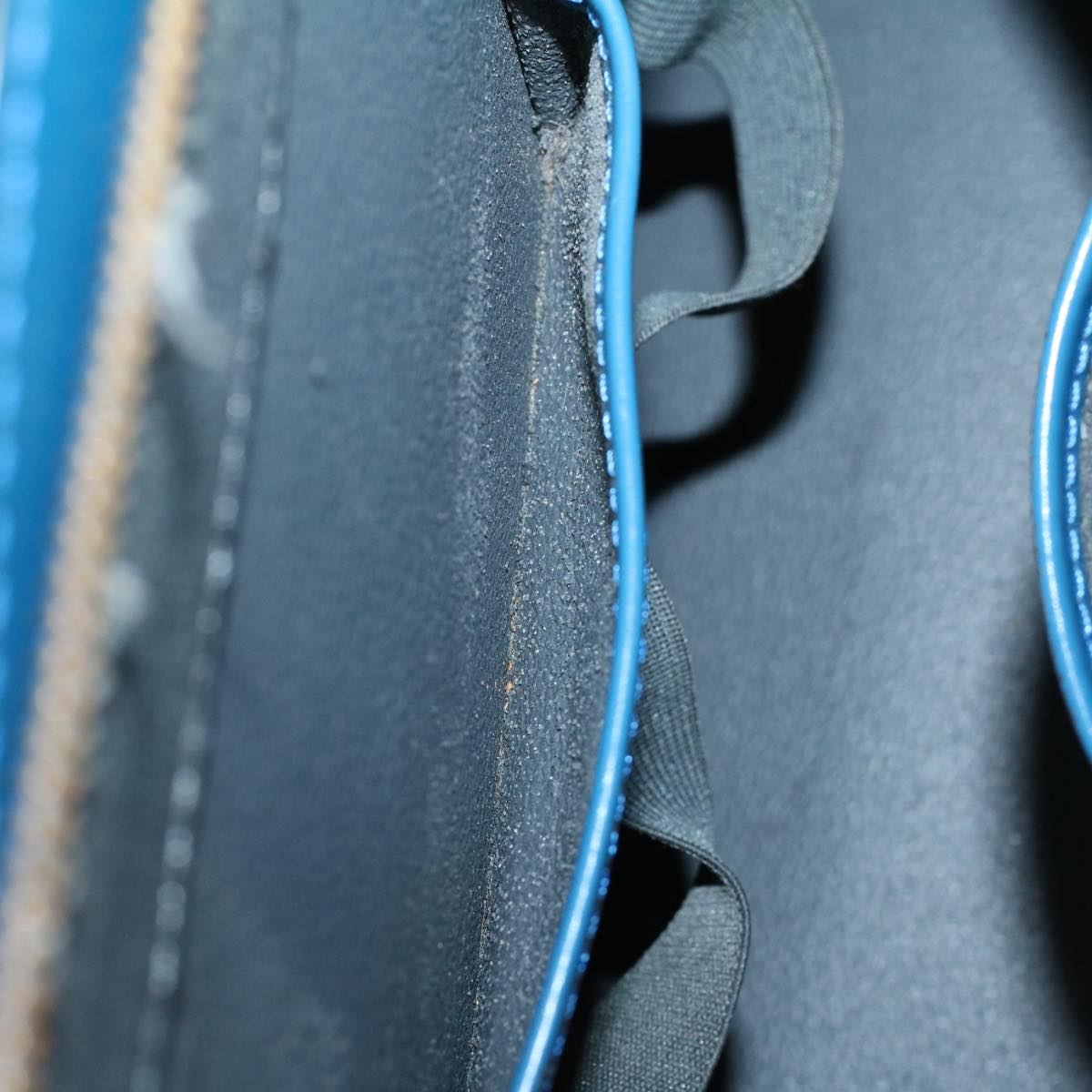 LOUIS VUITTON Epi Riviera Hand Bag Blue M48185 LV 46040