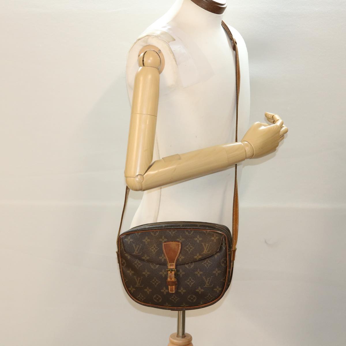 LOUIS VUITTON Monogram Jeune Fille MM Shoulder Bag M51226 LV 46047