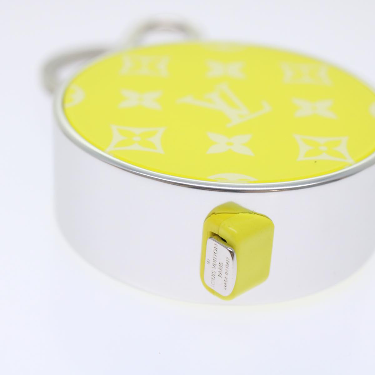 LOUIS VUITTON Porte Cles Meter Bag Charm metal Yellow MP3111 LV 46101