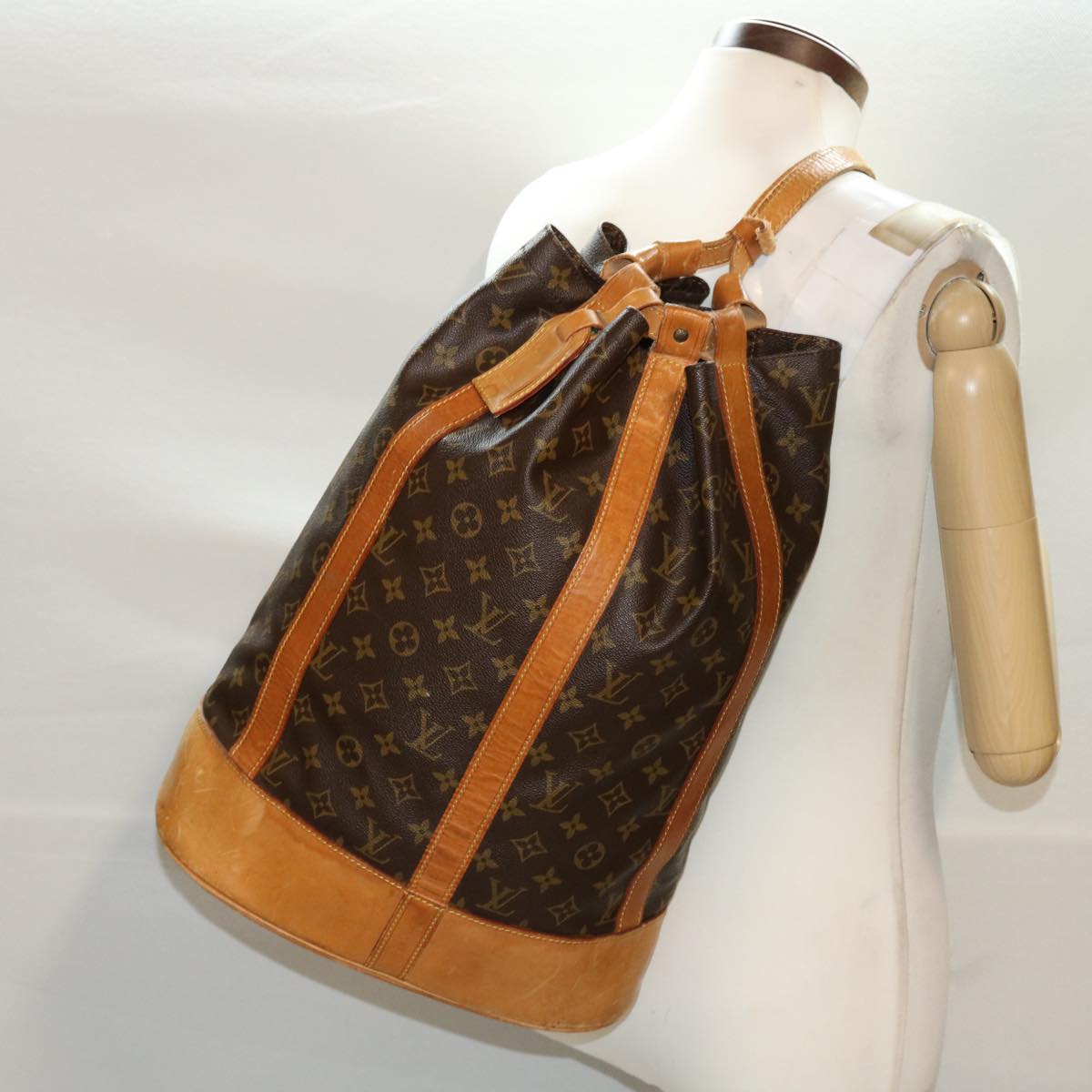 LOUIS VUITTON Monogram Randonnee GM Shoulder Bag M42244 LV 46227