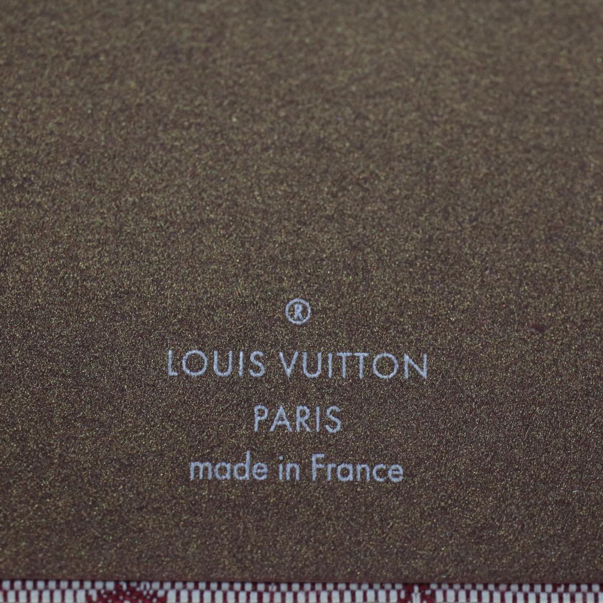 LOUIS VUITTON Monogram Mini Carnet MM Day Planner Cover Red R20834 LV 46382