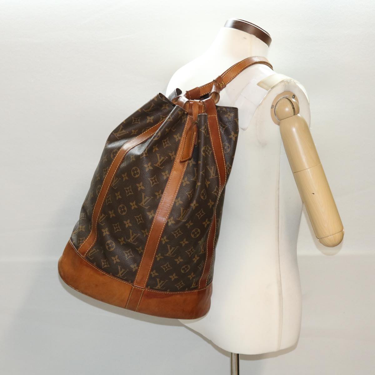 LOUIS VUITTON Monogram Randonnee GM Shoulder Bag M42244 LV 46510