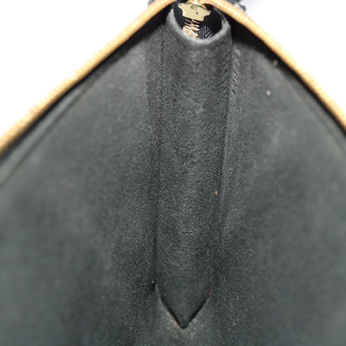 LOUIS VUITTON Epi Pochette Accessoires Pouch Black M52982 LV 46532