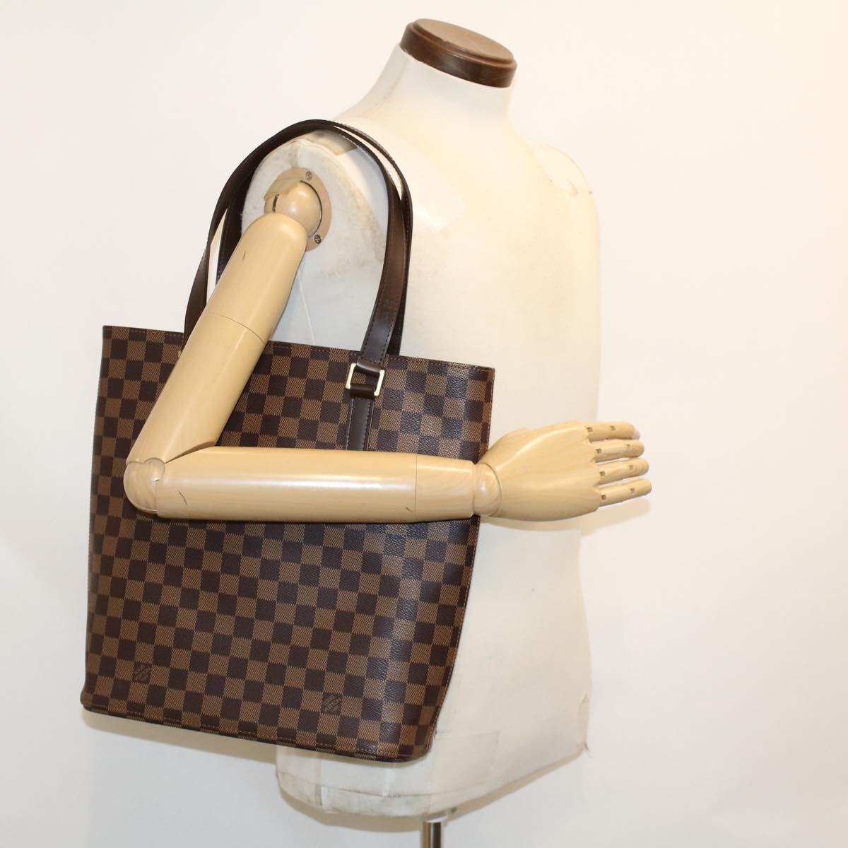 LOUIS VUITTON Damier Ebene Vavin GM Tote Bag SPO N51169 LV 46640