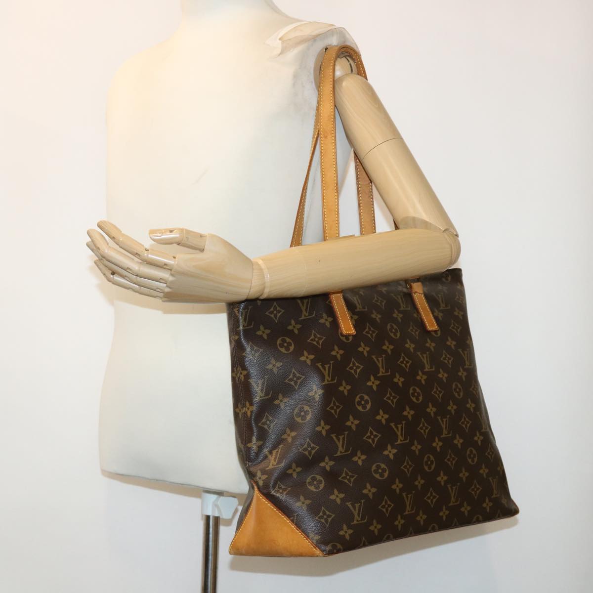LOUIS VUITTON Monogram Cabas Mezzo Tote Bag M51151 LV 46735