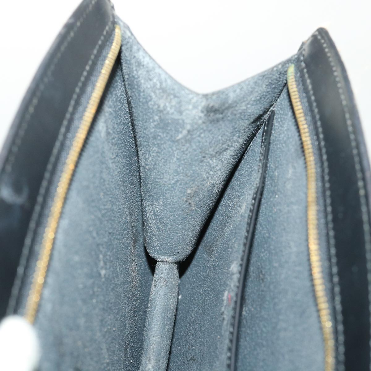 LOUIS VUITTON Epi Trousse Crete Clutch Bag Black M48402 LV 46845