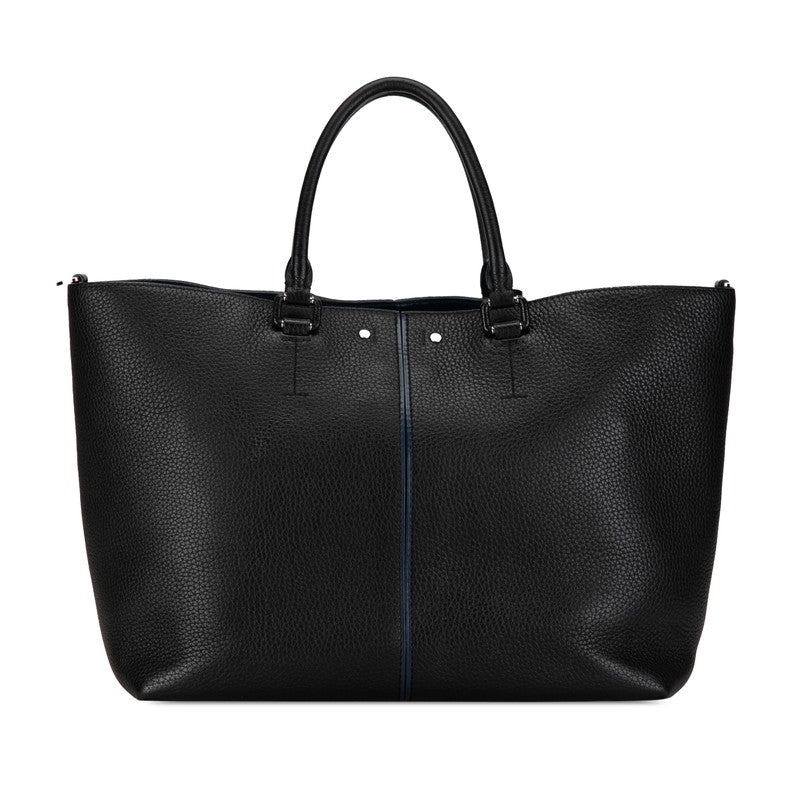 Louis Vuitton Pearl Handbag 2WAY M54778 Noir Navy Leather Lois Vuitton